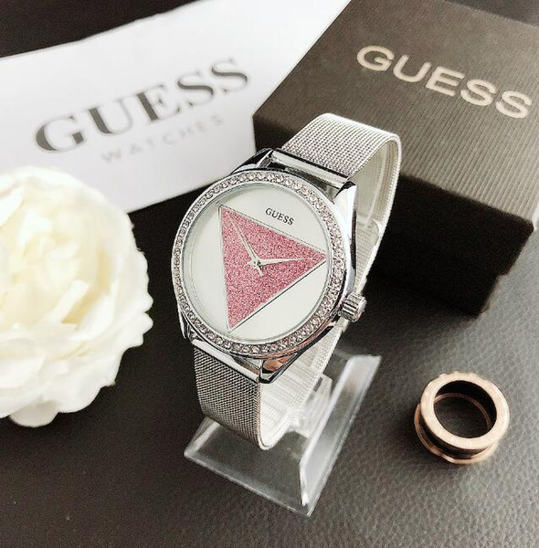 famous designer watch new luxury watch fashion brand product in men and stainless steel clock quartz watches for women gu
guess