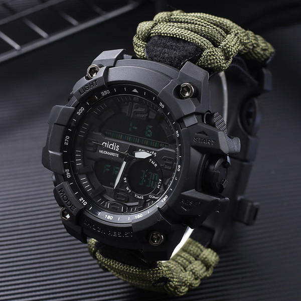Shock Sport Watches Big Dial Quartz Digital Military Waterproof Men Wristwatches Male Clocks Men's Watch Deportivos Reloj Hombre J190702