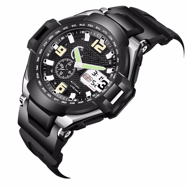 SB0031 Swim Water Resistant Sports Watch outdoor Multifunction Mens watches Digital Wristwatches Men watches