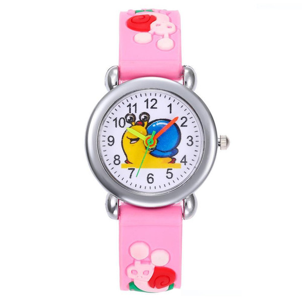 2020 New Children Lovely Watches Cute Snail Silicone Watches Quartz Kids Boys Girls Casual WristWatches Watch Wrist Watch Clock Hours Gifts