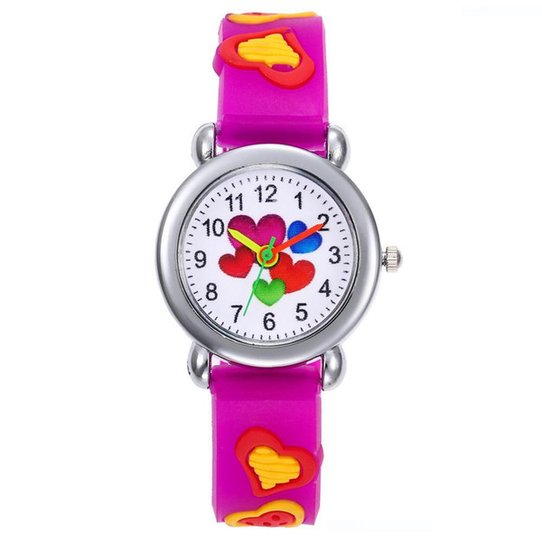 2020 New Children's Fashion Watches Cute Cartoon Silicone Watches Quartz Kids Boys Girls Casual WristWatches Watch Wrist Watch Clock Ho