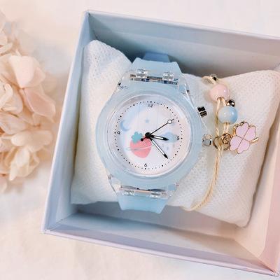 New fashion Watch fashion trend 2020 student female luminous luminous children jelly quartz silicone girl watch