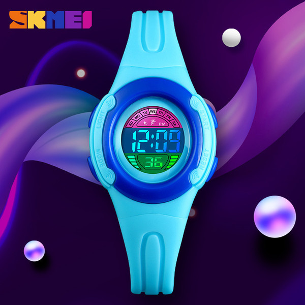 Beautiful Concise Small And Exquisite Motion Colourful Led Light Function Children Wrist Watch Christmas Gift Motion Electronic Watch