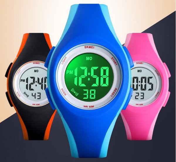 SKMEI sports waterproof children's watch compact camouflage student watch