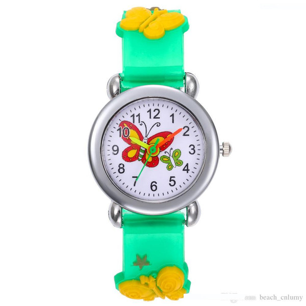 2020 New Children's Fashion Watches Cartoon Silicone Band Watches Quartz Kids Boys Girls Casual WristWatches Watch Wrist Watch Clock Ho