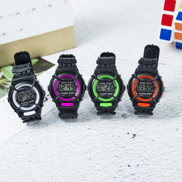 New Sport Student Children Watch Kids Watches Boys Girls Clock Child LED Digital Wristwatch Electronic Wrist Watch for Boy Girl Gift