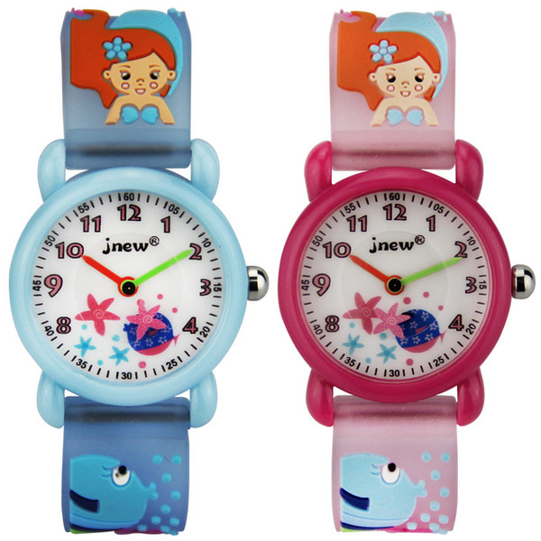 Kid Watch 3D Cartoon sea Lovely Kids Girls Boys Children Students Quartz Wrist Watch Very Popular Wristwatc Sports Clock