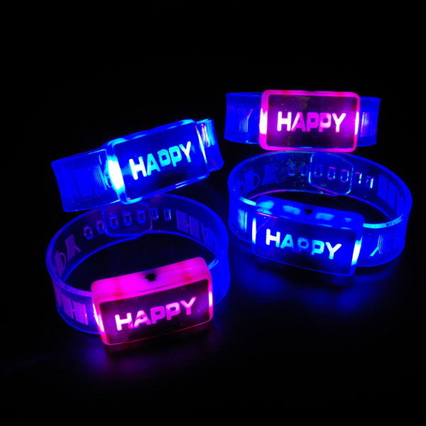 LED luminous toy flash bracelet happy Happy watch wholesale luminous Bracelet