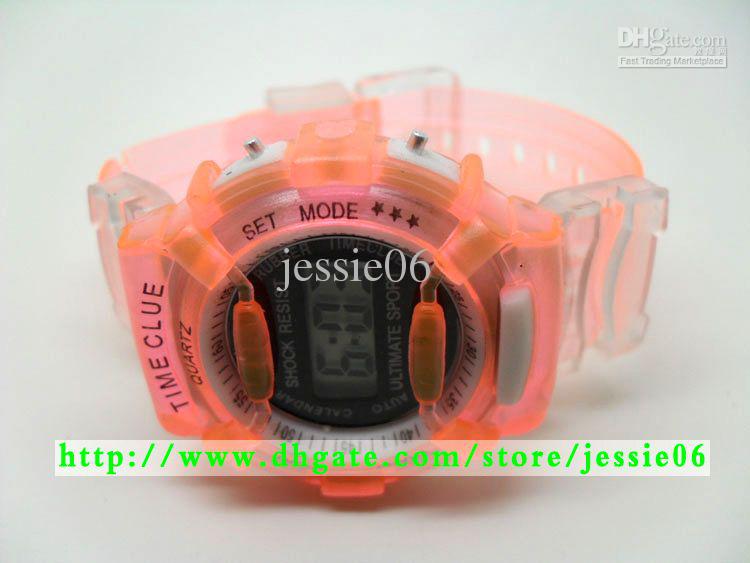 Pupil watches Silicone watch children watch fashion show Electronic watch toys watch 50pcs/lot gift