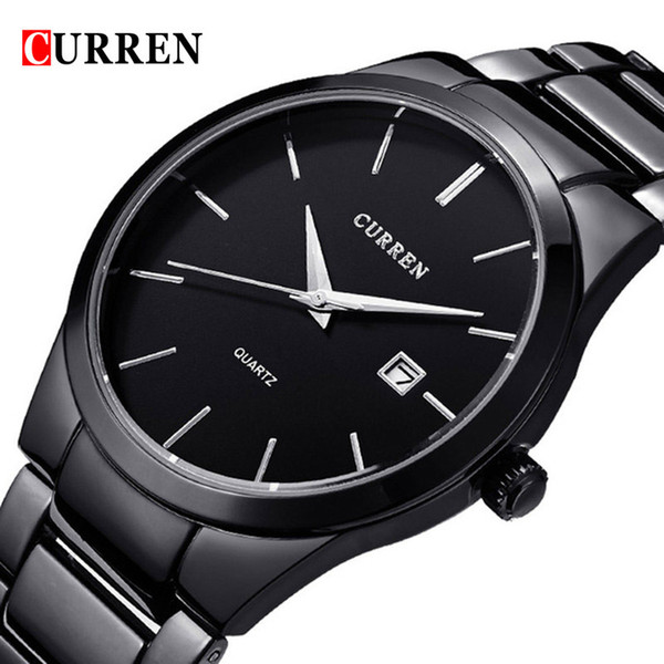 2019 Fashion CURREN Watches Sport Steel Clock Top Quality Military Men's Male Luxury Gift Wrist Quart Watches relogio masculino