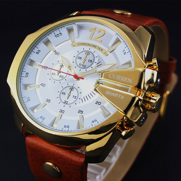 2018 Style Fashion Watches Super Man Luxury Brand CURREN Watches Men Women Men's Watch Retro Quartz Relogio Masculion For Gift C18110601