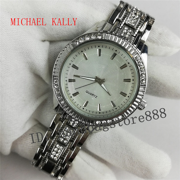 2019 AAA 41mm diamond All over the sky stars michael kally fashion Quartz women's Watch famous brand luxury woman lady's Christmas Gift