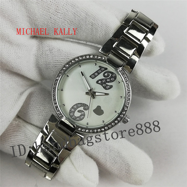 2019 Artistic characters watches 6 12 quartz Woman bracelet MICHAEL KALLY watch steel luxury famous brand famous heart lady's wristwatch