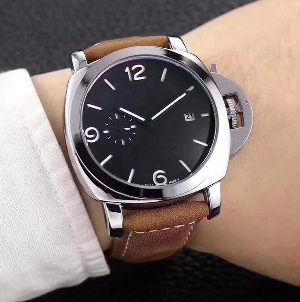 New Brand men Watches classic style Leather strap Quartz Wristwatches Stopwatch Watch Top Brand relogies for men Best Valentine Gift