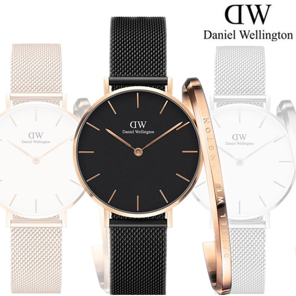 New CLASSIC PETITE ASHFIELD Luxury Daniel Wellington Watches DW 32MM Quartz Watches And 316L Stainless Steel Bracelet Men Women Gifts