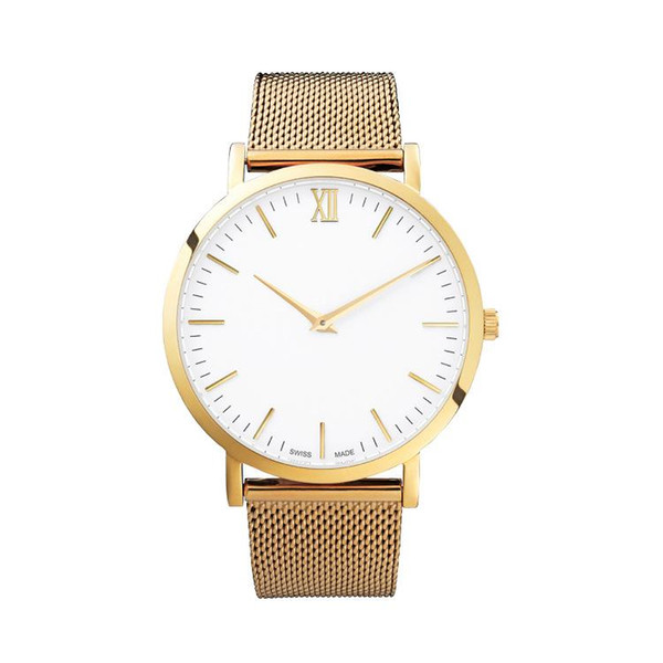 New Fashion Luxury Brand Watches For Women Dress Quartz Watch Leather Stainless Steel Strap Sport Watches