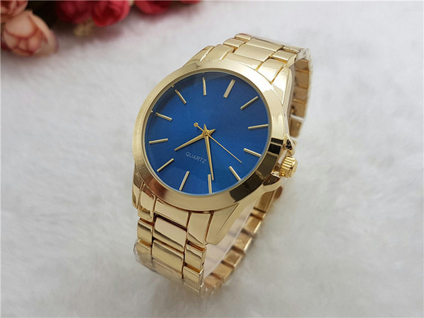 2018 High quality Stainless Steel Luxury Quartz lovers Watches Women Men Dress Watches Leather Dress Fashion Casual Wristwatches