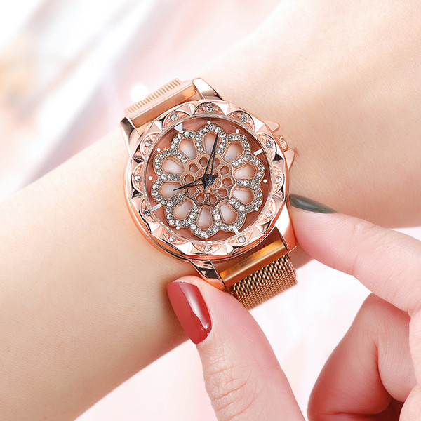 2019 Magnetic Women Watch Fashion Water Resist Watch