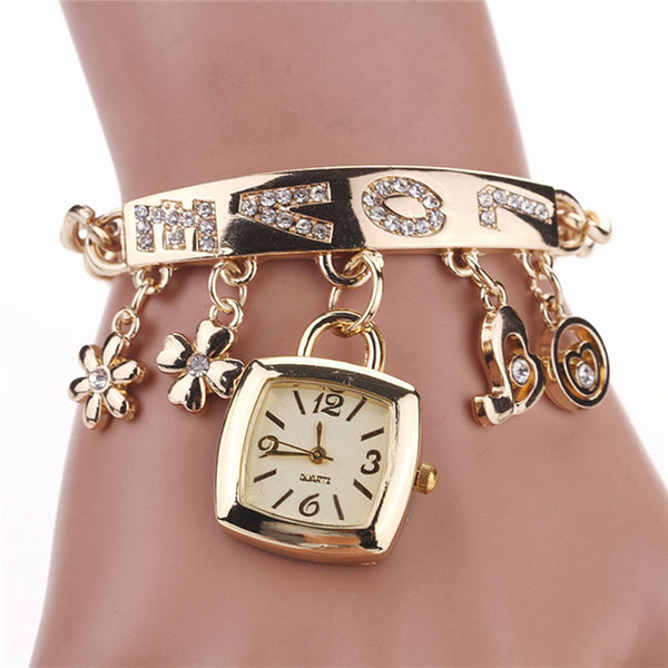 Hot Selling Fashion Stainless Steel Casual Gold silver Wristwatch Women Watches Relojes Mujer 2015 Relogio Watch XR574