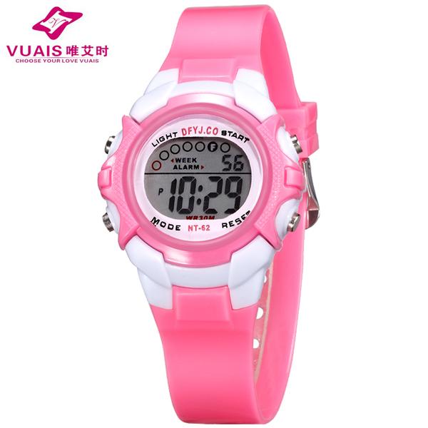 Prema Brand Kids Children digital Watches Quartz Rubber Sports Wrist Watch Boys or Girls clock full function waterproof