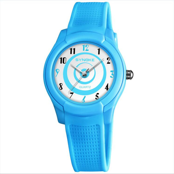 New ultra-thin waterproof children's sports watch fashion thin concept student quartz watch boy girl 9588 four colors