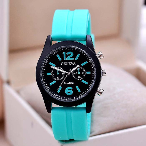 New Geneva silicone children watch fashion GENEVA watch silicone watch wholesale