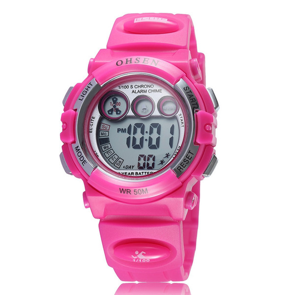 Brand New Sports digital multi function children boy girls studens digital watches led light alarm date wristwatch Waterproof