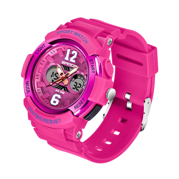 2018 New SANDA Children's Watch LED Digital Watch Boys and Girls Students High Quality Multifunctional Waterproof Electronic Watch Relogio