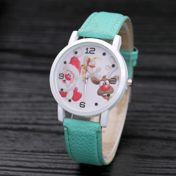 Christmas Decorations Cute Animal Watches for Children Kids' Birthday Gift Silicon Wristwatches 100pcs/lot Europe America Hot Sale