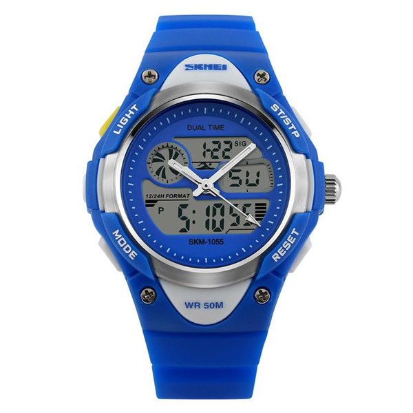 SKMEI Children Fashion Sports Watches LED Digital Quartz Watch Student Military Multifunctional Wristwatches Relogio Feminino 1055