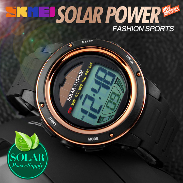 2018 new hot SKMEI luxury brand fashion leisure children's watches solar high-quality multi-function sports digital watches. Gift children