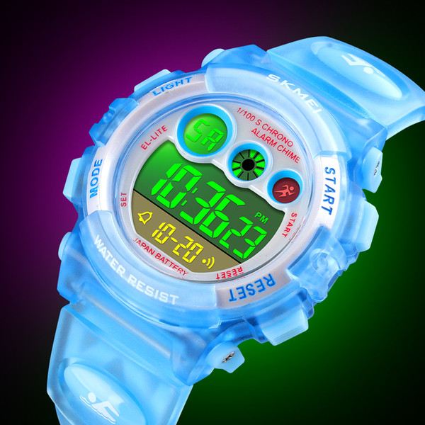 Wholesale SKMEI Children Watch Boy Waterproof LED Digital Sports Watch Kids Students Alarm Date Watch for Children Girl Gift Reloj Deportivo