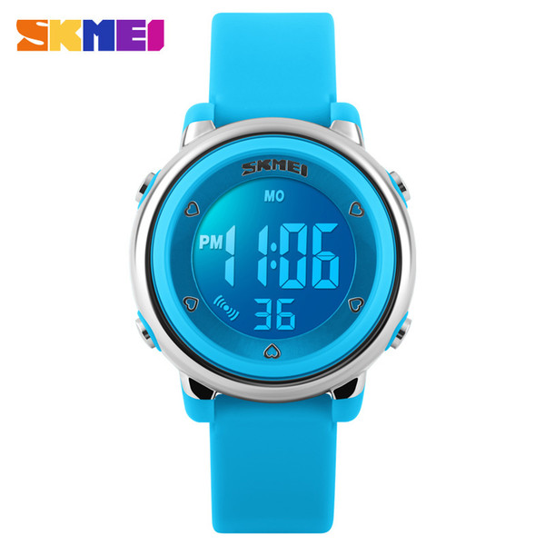 SKMEI New Fashion Sports Children Watches Waterproof Alarm Watch Kids Back Light Calendar Digital Wristwatches Relogio Infantil 1100