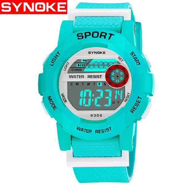 Sport Digital Watch Kids Watches Boys Girl dijital saat Alarm Repeater Black Light LED Wrist Watch Children Gift Student 6308