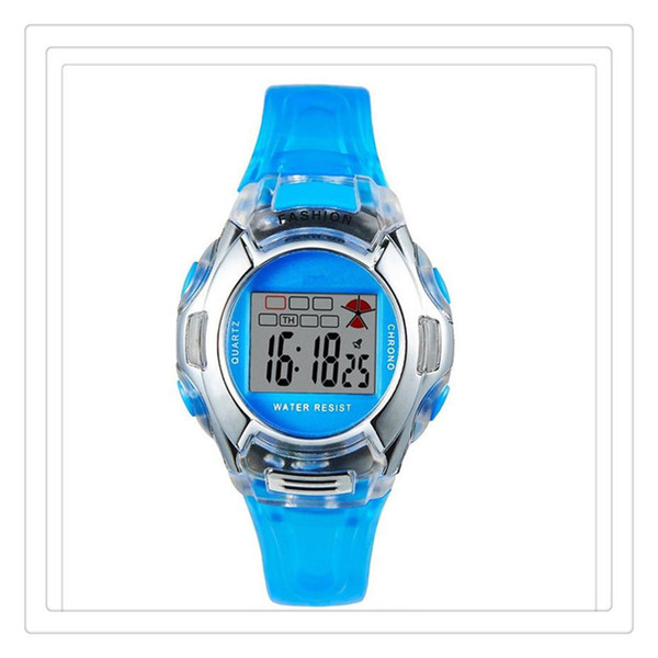 US Rubber Band Night Light Wrist Watch Waterproof Quartz Watch For Children Boys And Girls High Quality