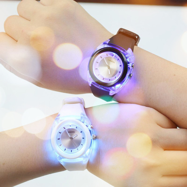 Korean night light and waterproof luminescent child watch personality fashion male and female middle school watch