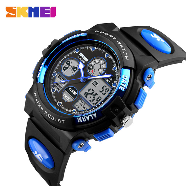 SKMEI Children Watches Cute Kids Sports Cartoon Watch For Girls Boys Waterproof Children's Digital LED Wristwatches