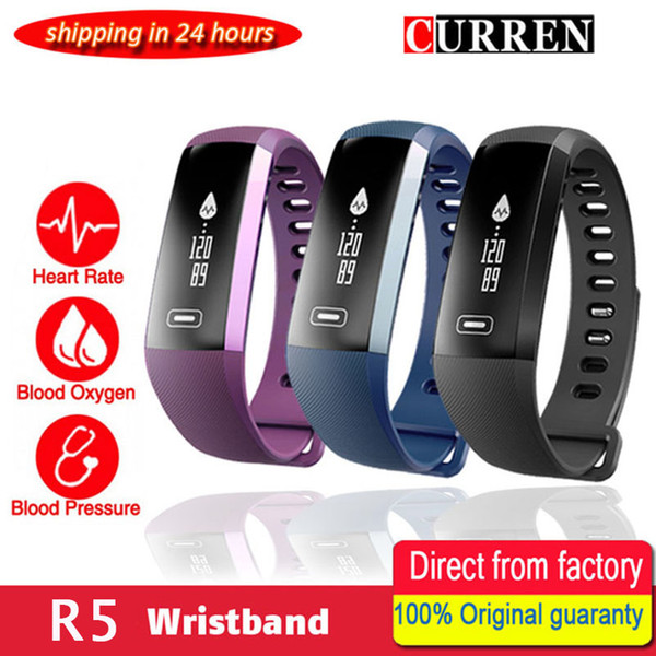 Original M2 Smart wrist Band R5 PRO Heart rate Blood Pressure Oxygen Oximeter Sport Bracelet Watch intelligent For iOS Android Y1892507