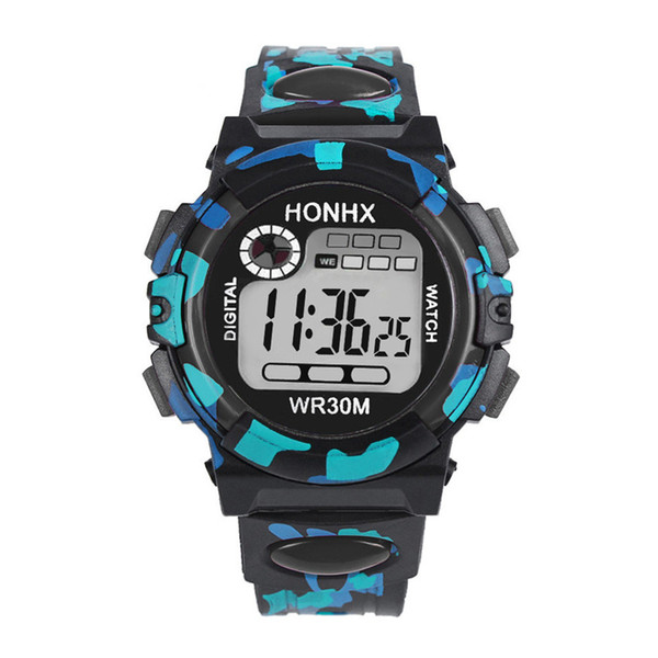 Kids Child Boy Girl Multifunction Waterproof Sports Electronic Watch Watches Round Case Watch Relogio Hot Sale montre for kids