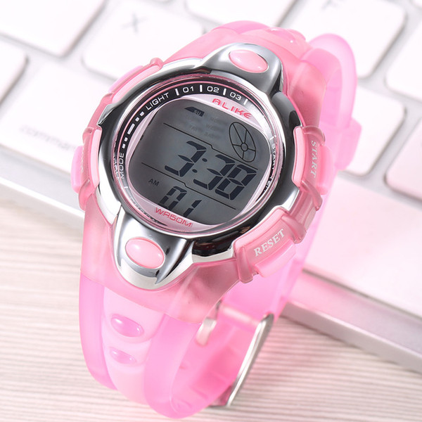 Brand Boys Girls Kids Children's Shock Waterproof Digital Student Watch Outdoor Military Sports LED Back Light Watch Fashion Student Watch