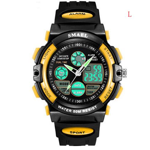 BRW Sport Watch for Kids 50M Waterproof Shock Analog LED Digital Wristwatch Kid Clock 0508 Boys Watches Children Birthday Gift