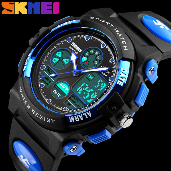 SKMEI Children's Sport Watches Fashion Kids Digital LED Watch For Girls Boys Waterproof Cartoon Students Wristwatches 1163