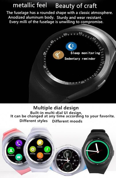 Smart watch, Bluetooth smart phone watch can record sleep state, sedentary reminder, pedometer, intelligent anti-lost function, support IOS,