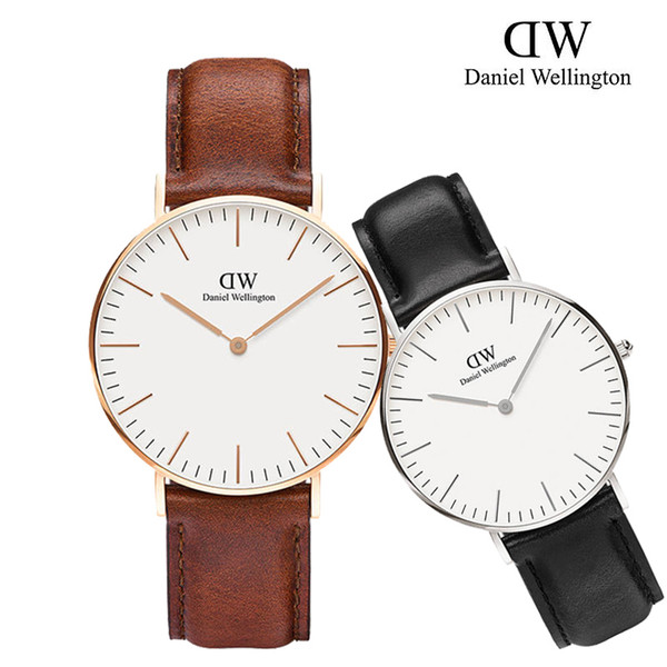 2019 brand Daniel women mens Wellington WATCHes fashion nylon strap 36mm silver ladies watches with gift box relojes dw Bracelet Relogios dz
