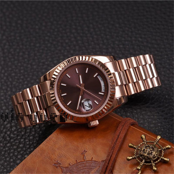 2019 DAYDATE Rose Gold Luxury Watch Day-Date President Watch Automatic Luxury Watch Relo Reloj