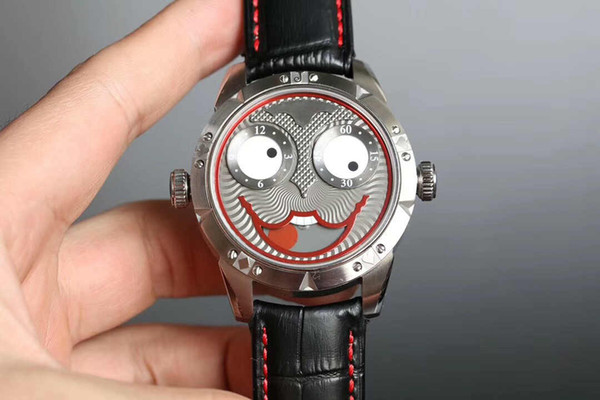 New brand Mens watch Russian clown unique design quartz movement Watches Top quality man Women Wristwatches