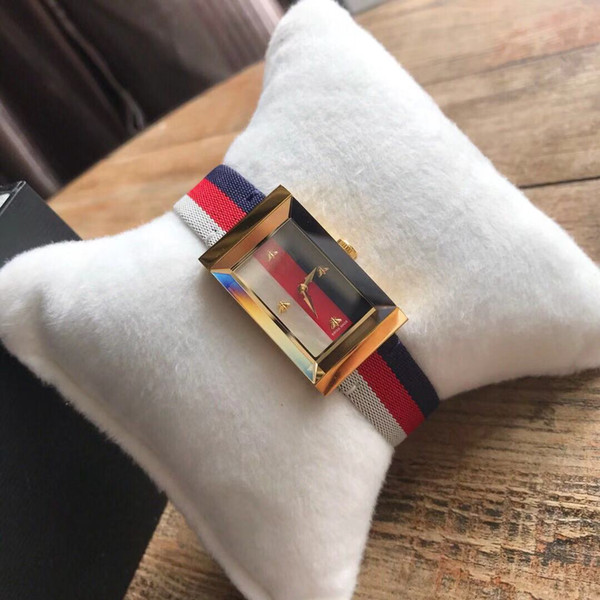 luxury watch G026 luxury brand designer watches Fashion Swiss Quartz Women Watch Rectangle dial Real snake skin strap 21/34mm Bee display.