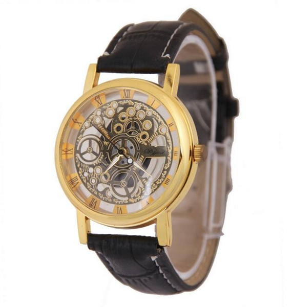 Fashion Classic Hollow Quartz Watch Simple Casual Hollow Out Wrist Watch