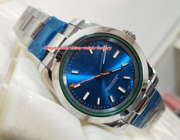 Hot Items High Quality Perpetual 36mm 40mm 116400 116400GV-72400 Blue Dial Stainless Steel Asia 2813 Movement Automatic Mens Watch Watches