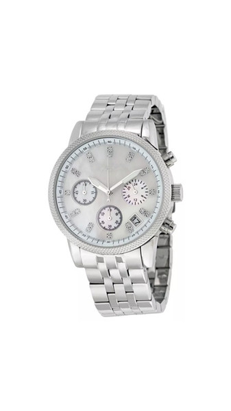 Fashion casual ladies quartz watch! M-5020 silver stainless steel waterproof watch: high quality, retail and wholesale + free shipping